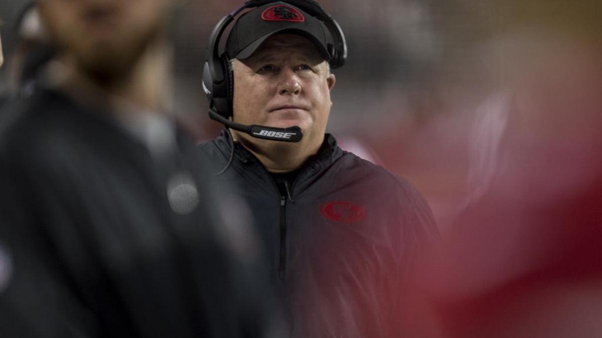 San Francisco 49ers head coach Chip Kelly in the NFL pre-season football game between the San Francisco 49ers and Green Bay Packers at Levi Stadium in Santa Clara on Friday evening, Aug 26, 2016.