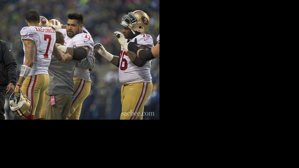 
Mike Iupati came back from a broken leg suffered in last year’s NFC Championship game and started 15 games in 2014
