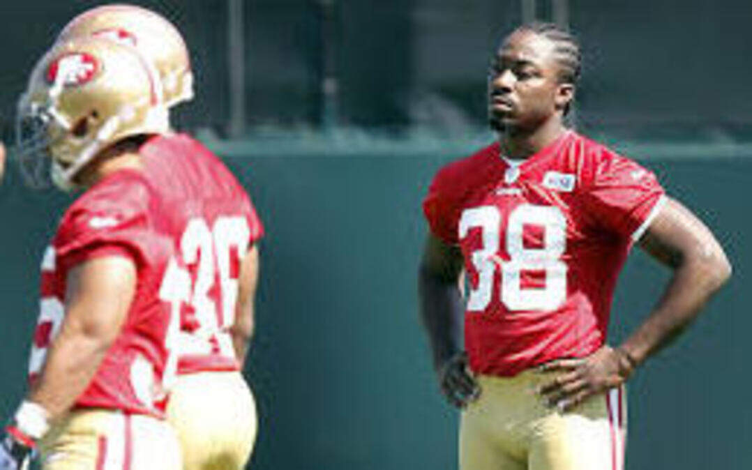 
Running back Marcus Lattimore may no longer be merely watching 49ers practice a month from now.
