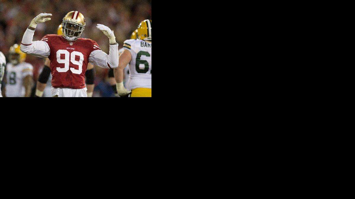 
A woman claiming she was sexually assaulted by ex-49er Ray McDonald also says Aldon Smith was with them at McDonald’s house earlier this month.
