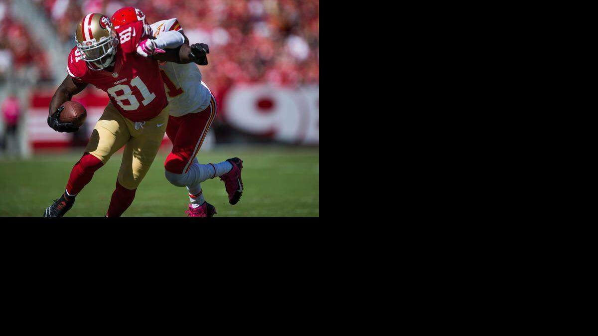 
Colin Kaepernick’s top target the past two seasons, Anquan Boldin, says the 49ers’ quarterback should trust his instincts
