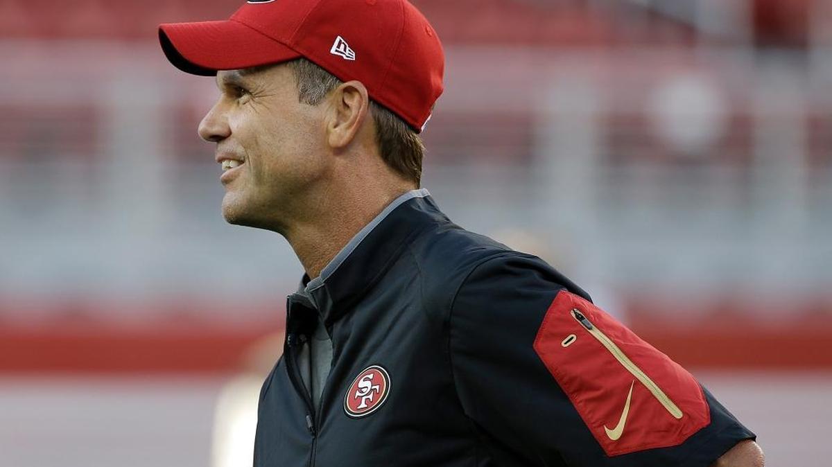 San Francisco 49ers general manager Trent Baalke during the team's NFL football training camp in Santa Clara, Calif., Saturday, Aug. 1, 2015.