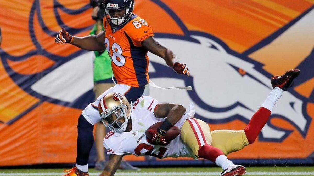 
Kenneth Acker, intercepting a pass against Demaryius Thomas and the Broncos, should get his first taste of regular-season NFL action Monday – but he’s no rookie.


