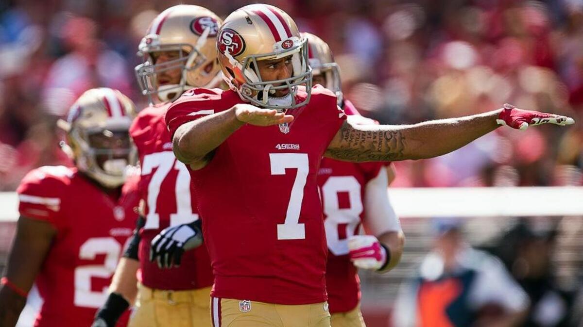 
Quarterback Colin Kaepernick has not had much control of the offense since the 49ers’ victory over the Minnesota Vikings in Week 1.
