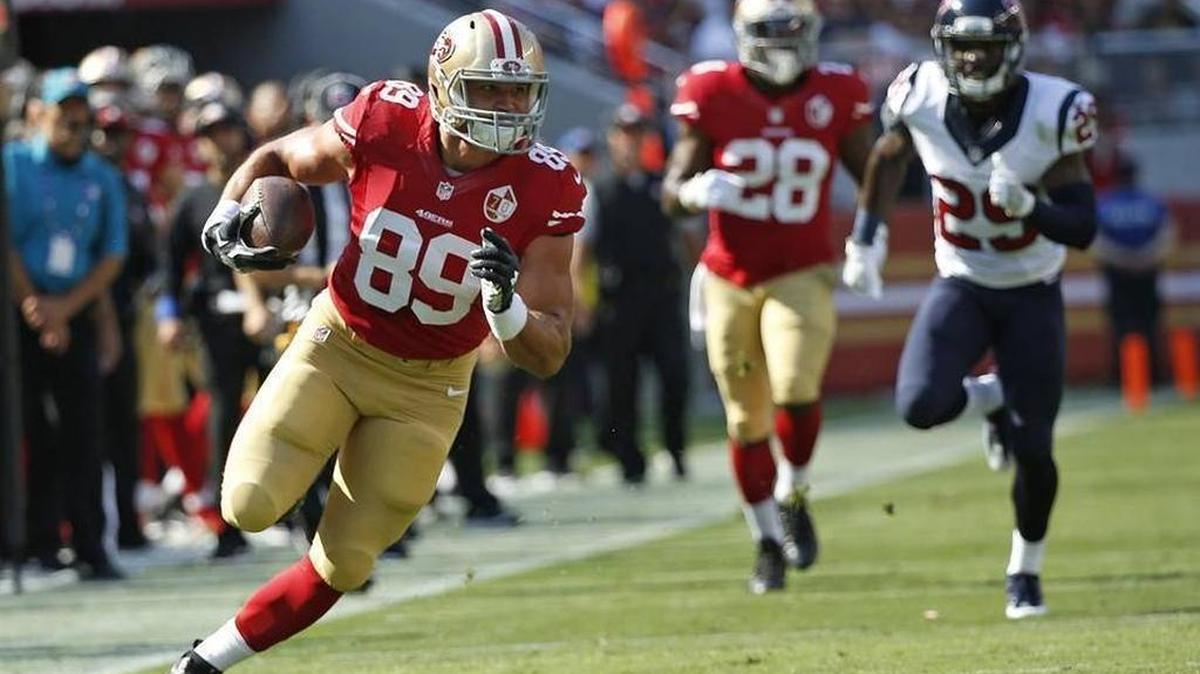 Tight end Vance McDonald was back at 49ers practice Tuesday after missing the last two games with a hip injury.