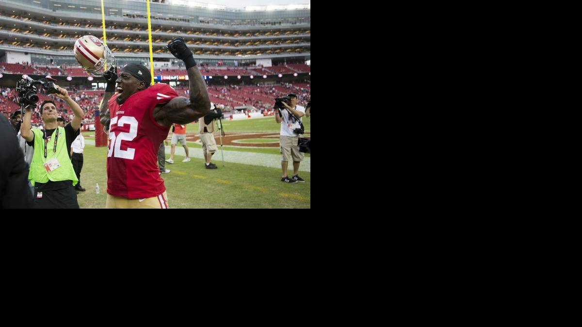 
Patrick Willis and a number of other ailing 49ers are aiming to be back for the team’s next game, Nov. 2 against the Rams.
