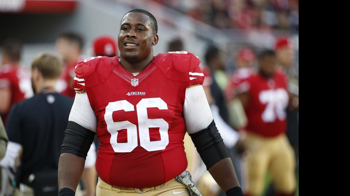 
Center Marcus Martin, shown here in November, said he is now in the best shape of his life after an offseason dedicated to better fitness.

