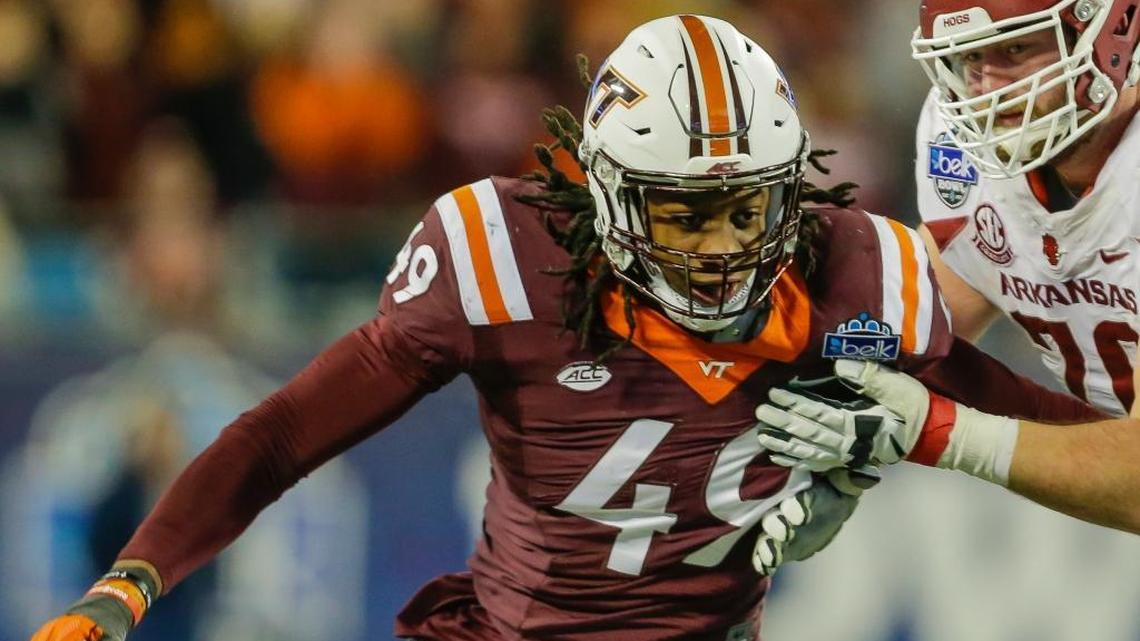 Some draft analysts say Virginia Tech linebacker Tremaine Edmunds would be a solid pick for the 49ers.