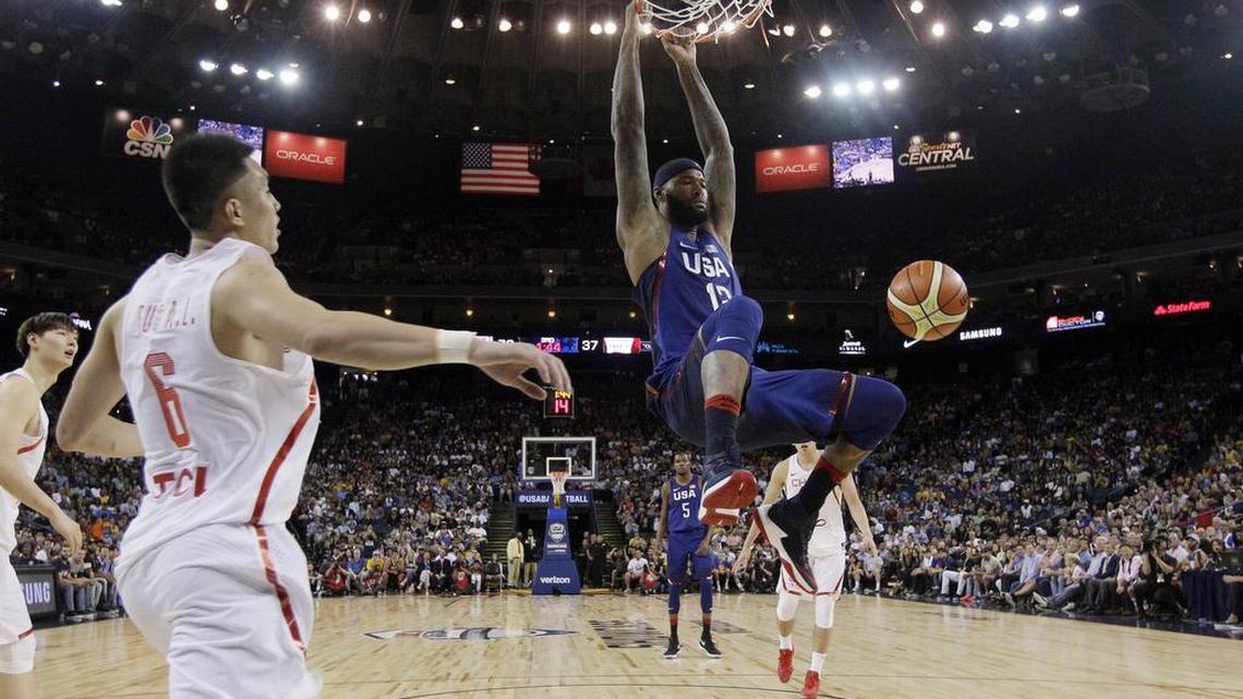 Basketball: DeMarcus Cousins, Sacramento Kings The Sacramento Kings All-Star center is Team USA’s leading rebounder this year. Cousins previously helped the U.S. win the 2014 FIBA Basketball World Cup. Facebook:@DemarcusCousins Twitter, Instagram: @BoogieCousins