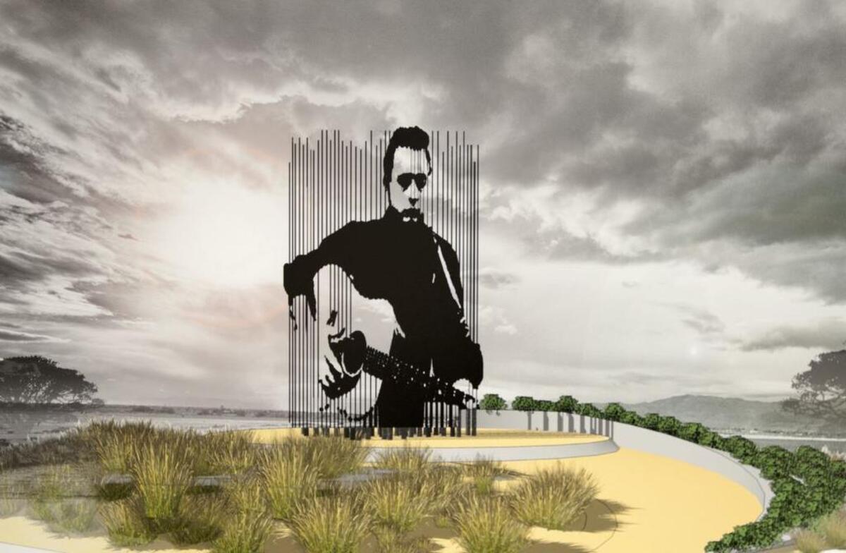 Rendering of a Johnny Cash “silhouette”