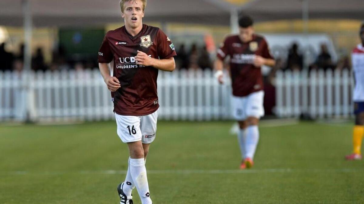 
Republic FC midfielder Tommy Thompson (16) during the match between Sacramento Republic FC and Arizona United SC at Bonney Field in Sacramento on June 26, 2014.
