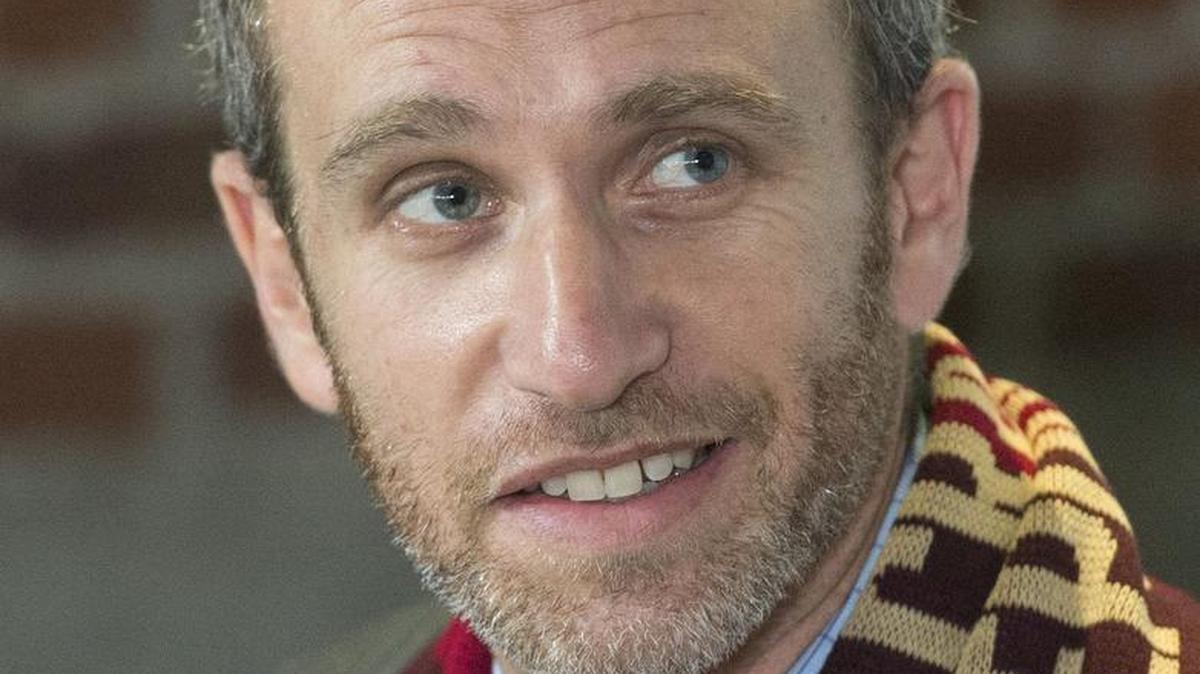 Sacramento Republic FC Chief Operating Officer Ben Gumpert during a press conference at their main office on Thursday, February 1, 2018 in Sacramento.