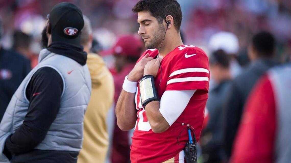 The 49ers have several needs. Why rushing Jimmy Garoppolo into action won’t help.