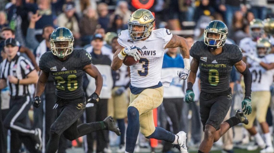 UC Davis’ Keelan Doss made his mark among receivers. Why colleges will see him again