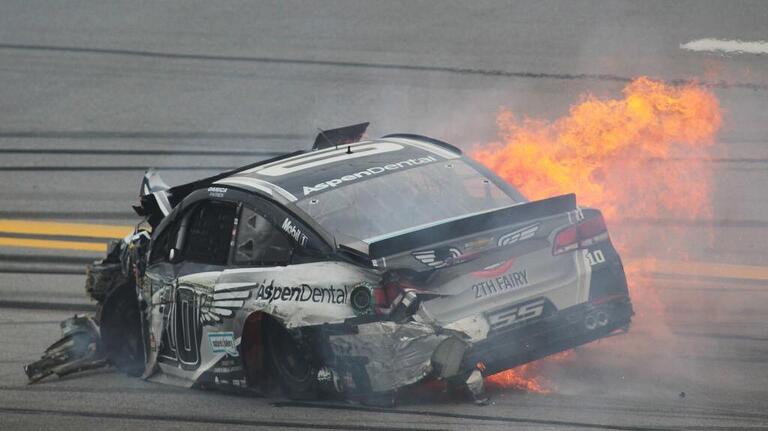 Demolition derby breaks out at NASCAR Sprint Cup race